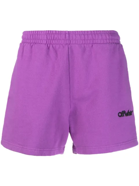 Off-White short de sport à logo brodé