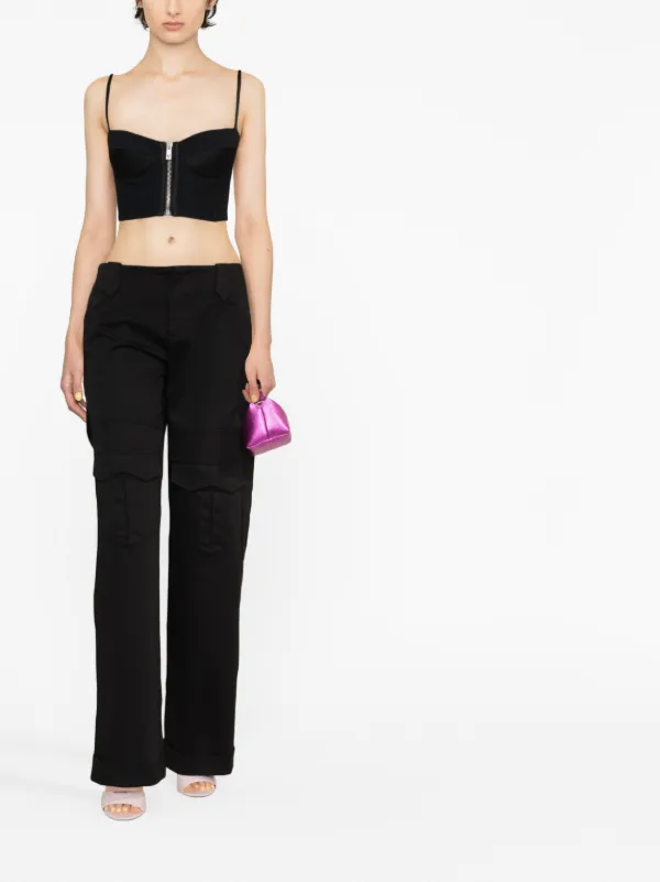 TOM FORD wide-leg Cargo Trousers | Black | FARFETCH