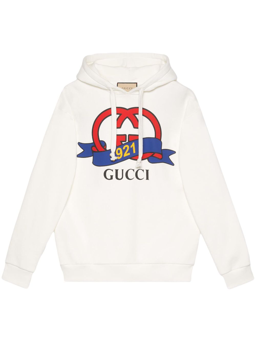 Gucci logo-print Cotton Hoodie - Farfetch