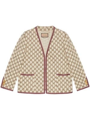 CHANEL Pre-Owned Frayed Collarless Jacquard Jacket - Farfetch