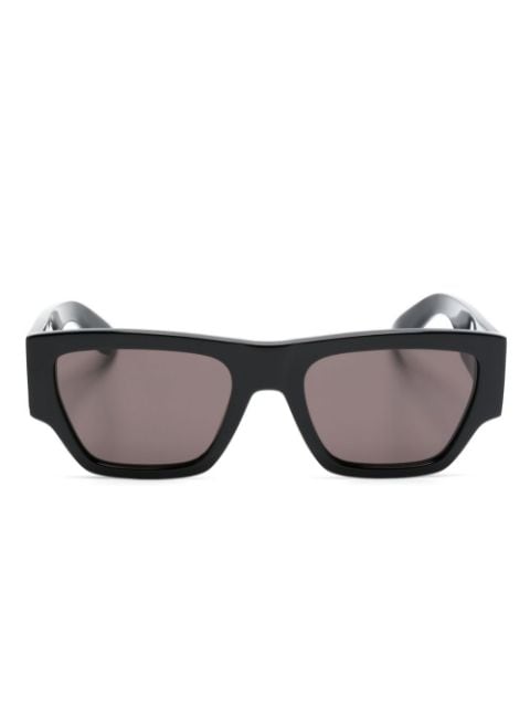 Alexander McQueen Eyewear lentes de sol Angled con armazón rectangular