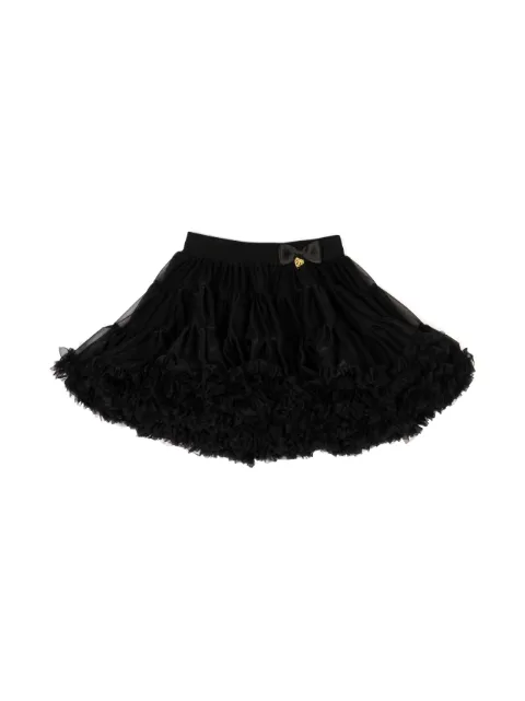 Angel's Face bow-detail flared tutu skirt