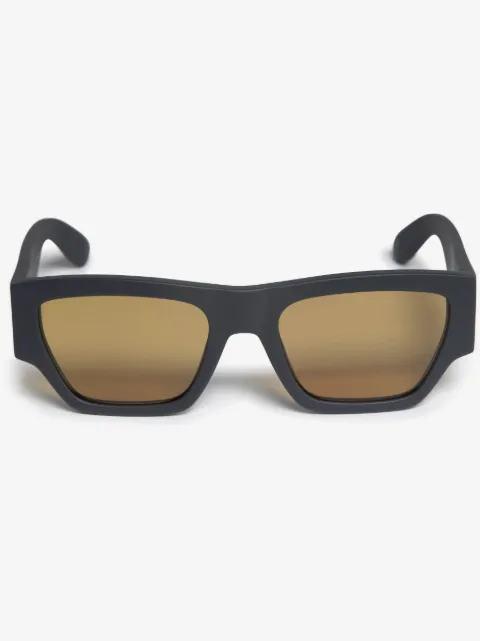 Alexander McQueen Eyewear gafas de sol Angled con montura rectangular