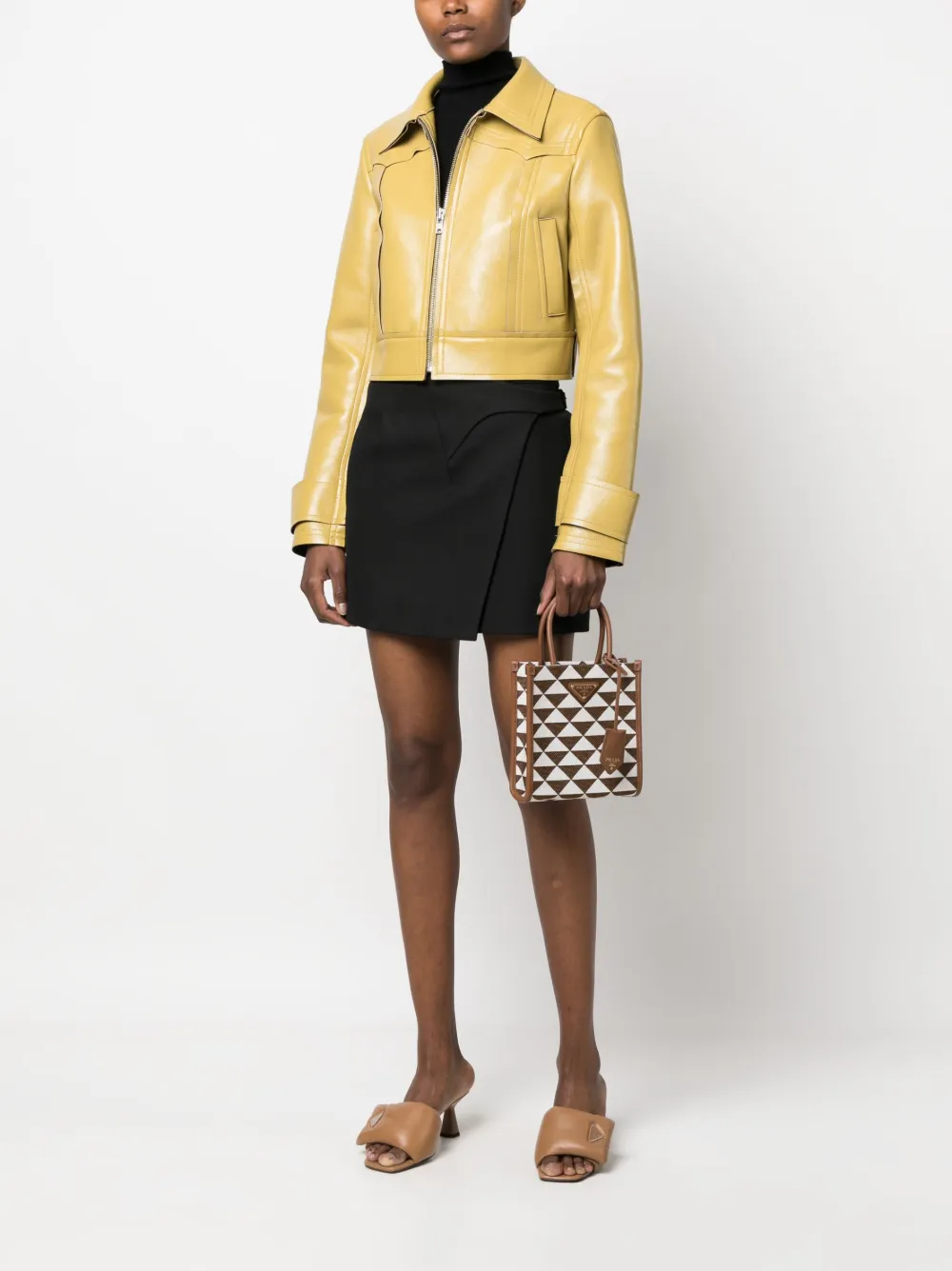 Prada Symbole shopper - Bruin