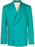 Palm Angels double-breasted blazer - Blue