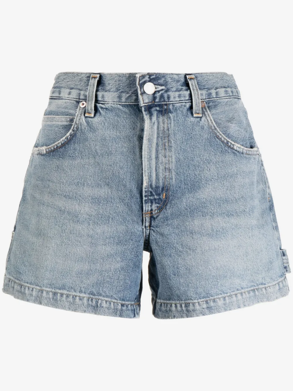 AGOLDE short en jean Magda à coupe courte | bleu | Image 1