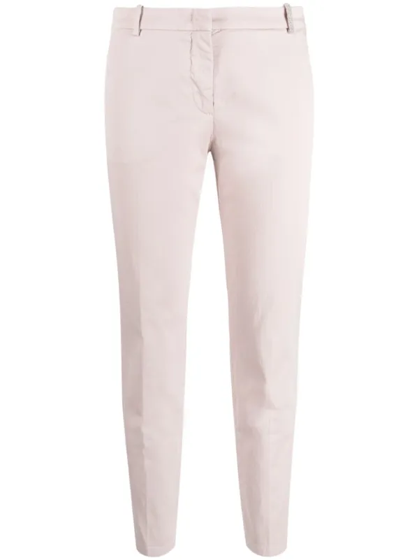 パンツ FABIANA FILIPPI Woman Pants Blush Pink PAD265F351D273 2186 Amelia viscose satin trousers, clay for Women | Fabiana Filippi®