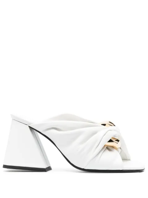 JW Anderson mules Chain Twist en cuir 