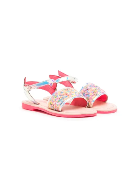 Billieblush sandales à sequins
