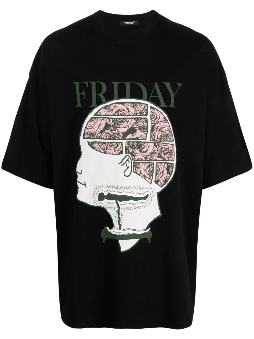 Undercover Friday Brain T-shirt In Black