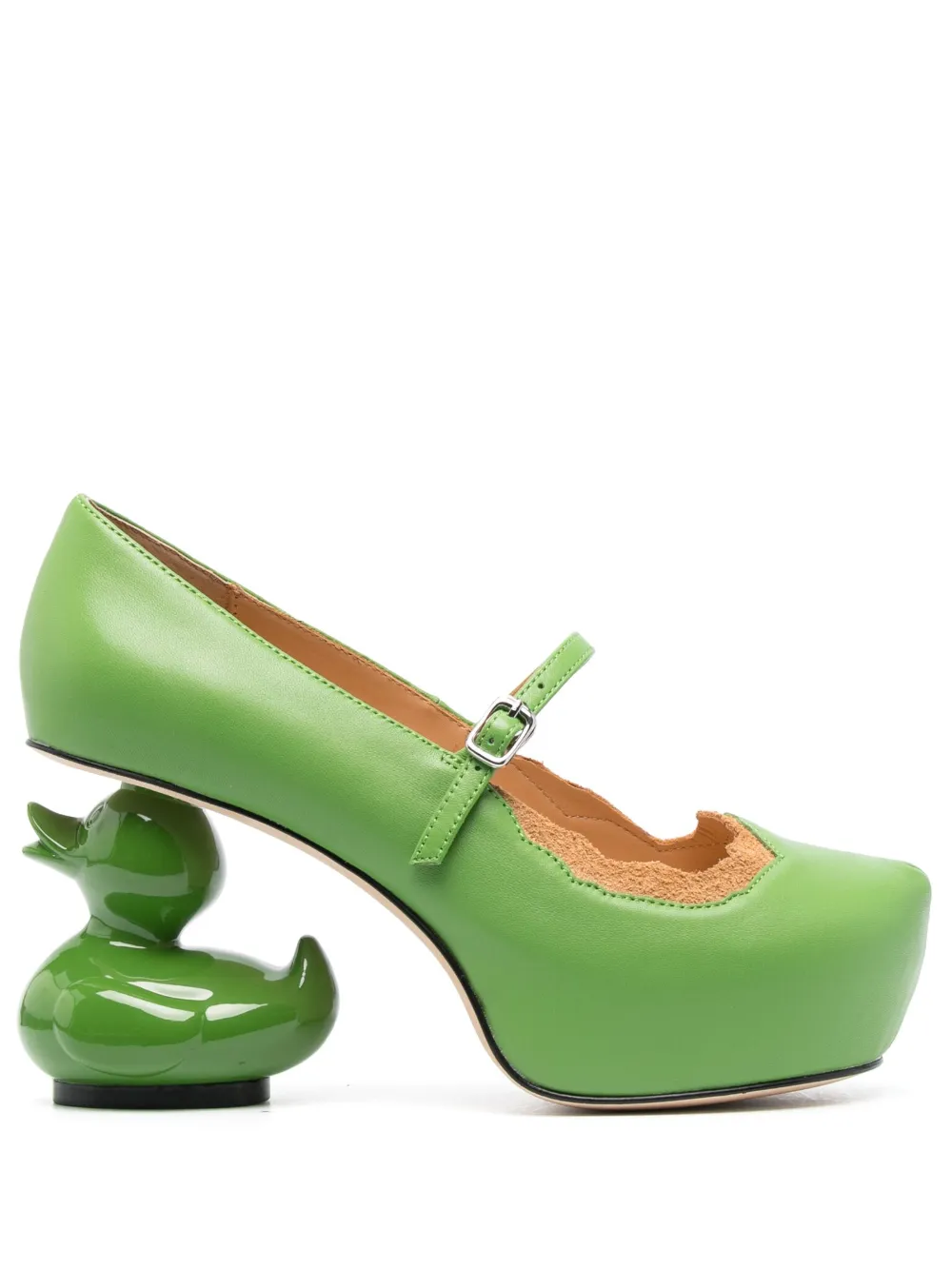 Maison Mihara Yasuhiro duck-heel Leather Pumps - Farfetch