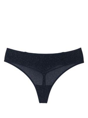 wing powerbutterfly thong | black and grey