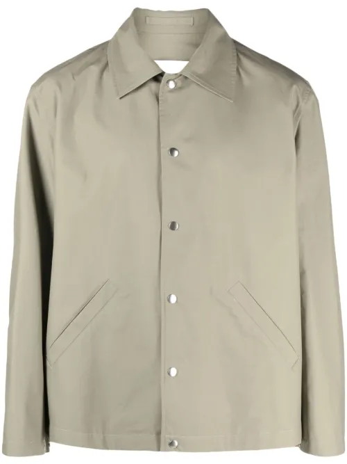 Surchemise en coton à logo imprimé - Jil Sander - Modalova
