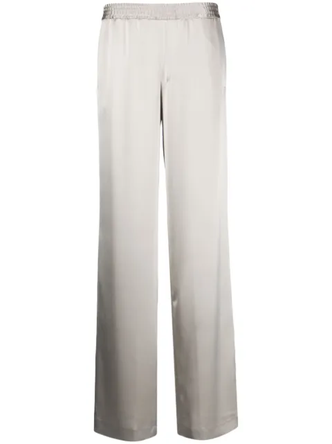 PT Torino pantalones satinados con diseño recto