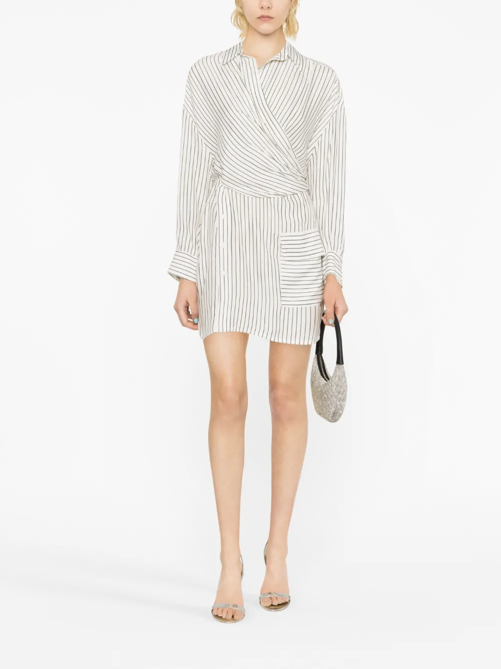 PINKO Blousejurk met lange mouwen - Wit