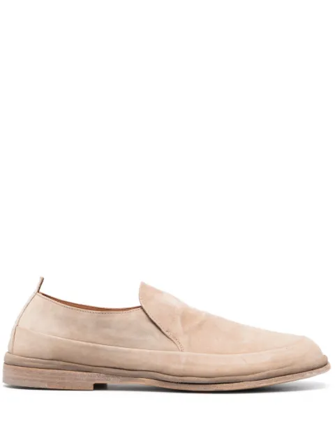 Moma - round-toe suede loafers