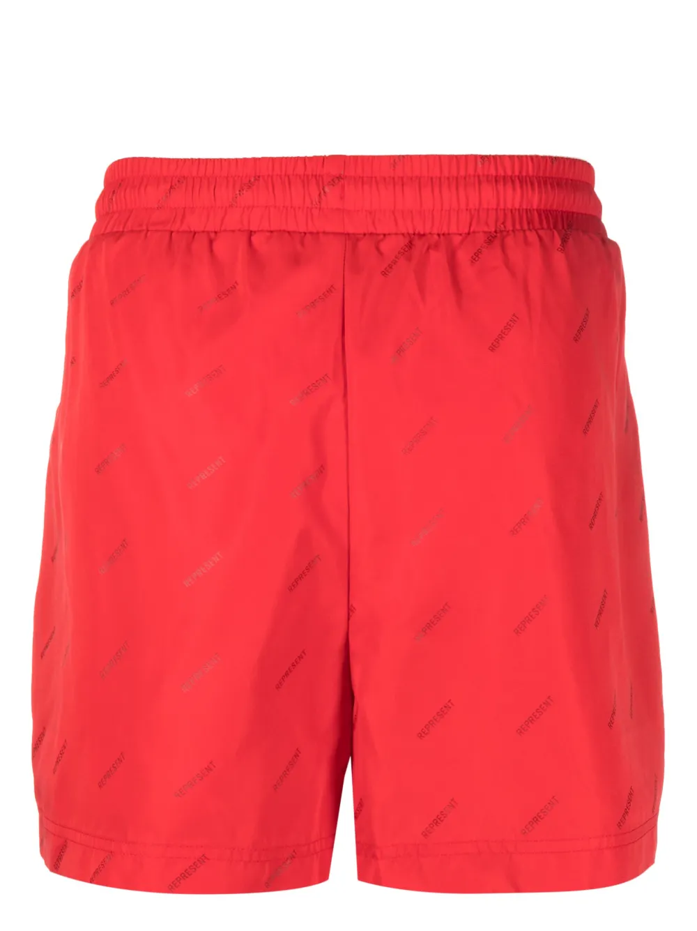 Represent Zwembroek met logoprint - Rood