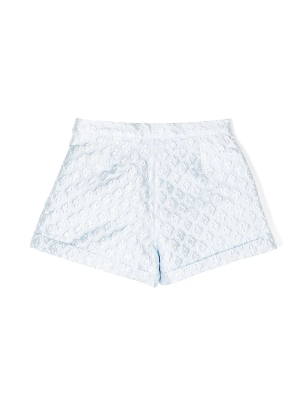 Angel's Face Shorts met jacquard - Blauw
