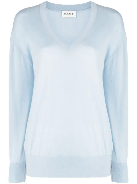 P.A.R.O.S.H. Maglia V-neck fine-knit jumper