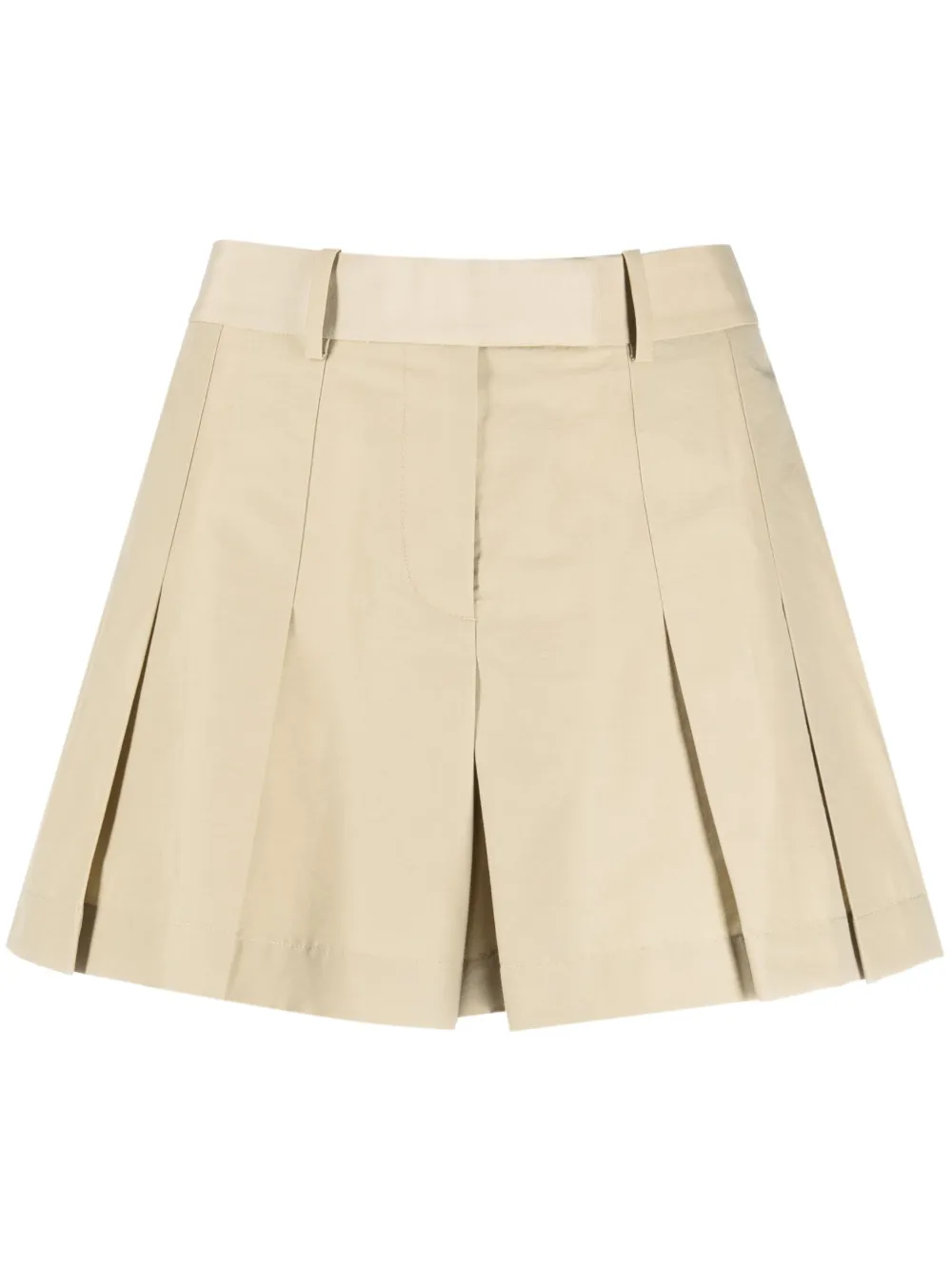 Helmut Lang Pleatdetail Short Shorts In Nude ModeSens