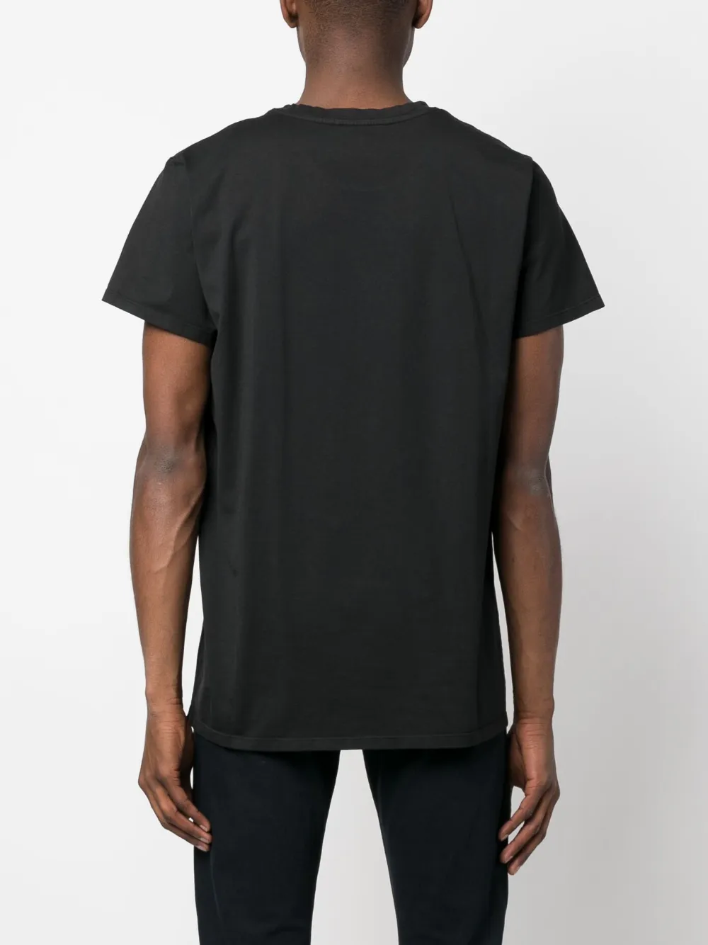14bros Graphic-print Cotton T-shirt In Black