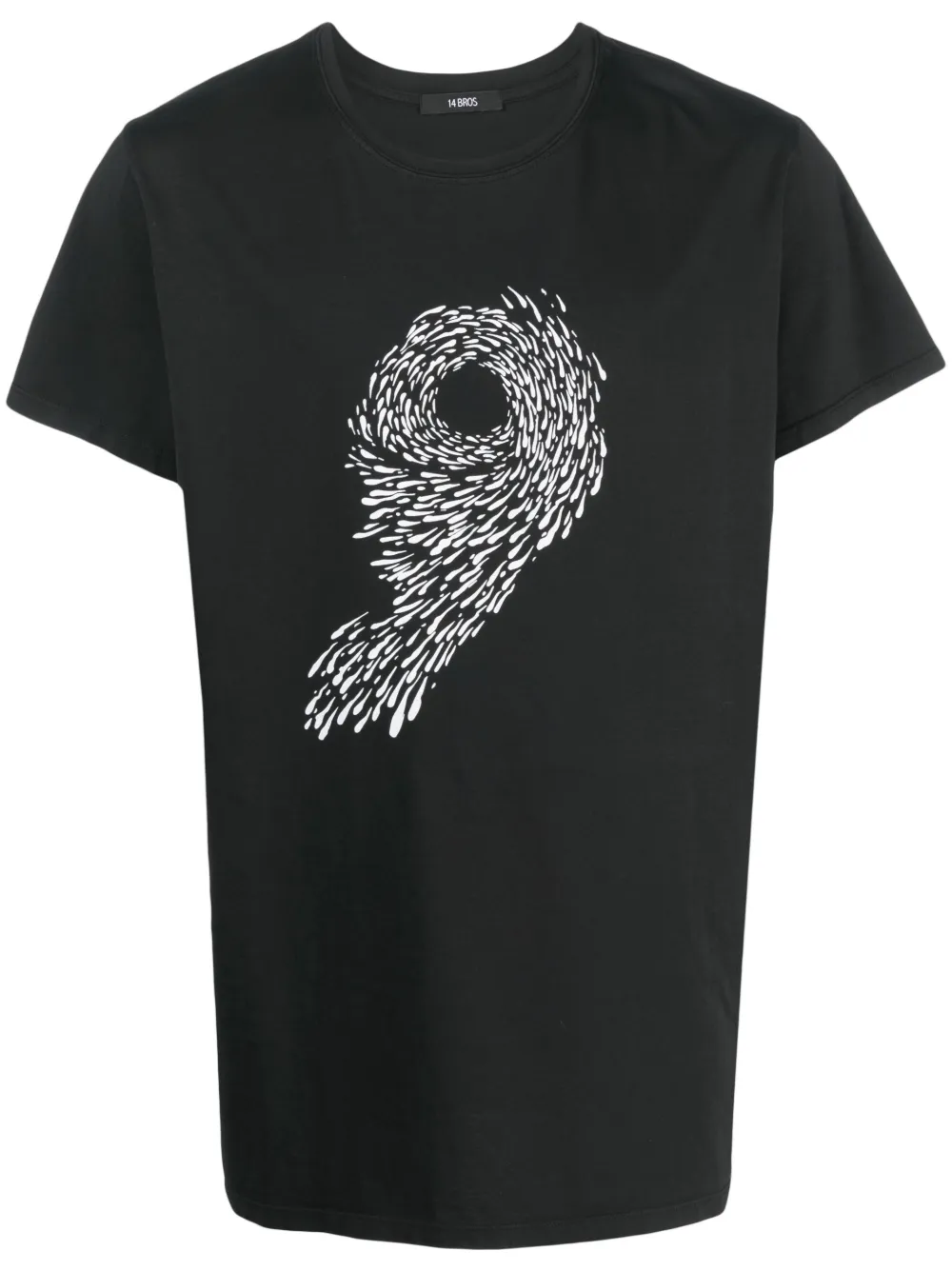 14BROS playera con estampado gráfico | negro | Image 1