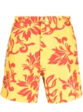 ERL graphic-print shorts - Yellow
