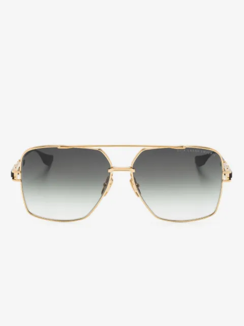 Dita Eyewear solbriller med firkantet stel og logotryk