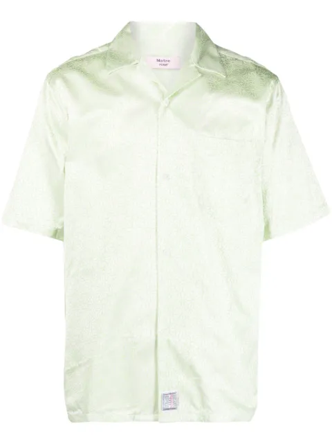Martine Rose floral-print short-sleeve shirt