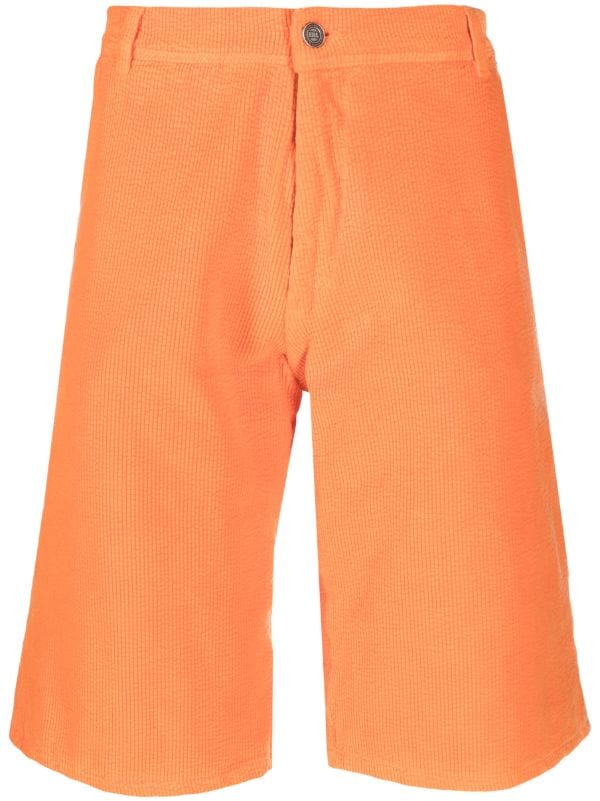 Straight-Leg Corduroy Shorts