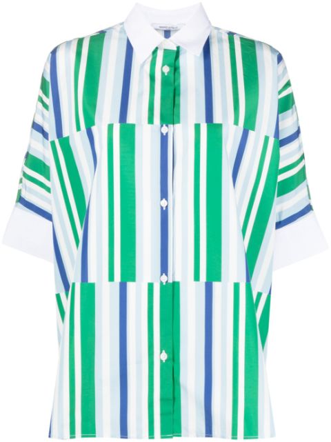 Maison Kitsuné - striped short-sleeve shirt