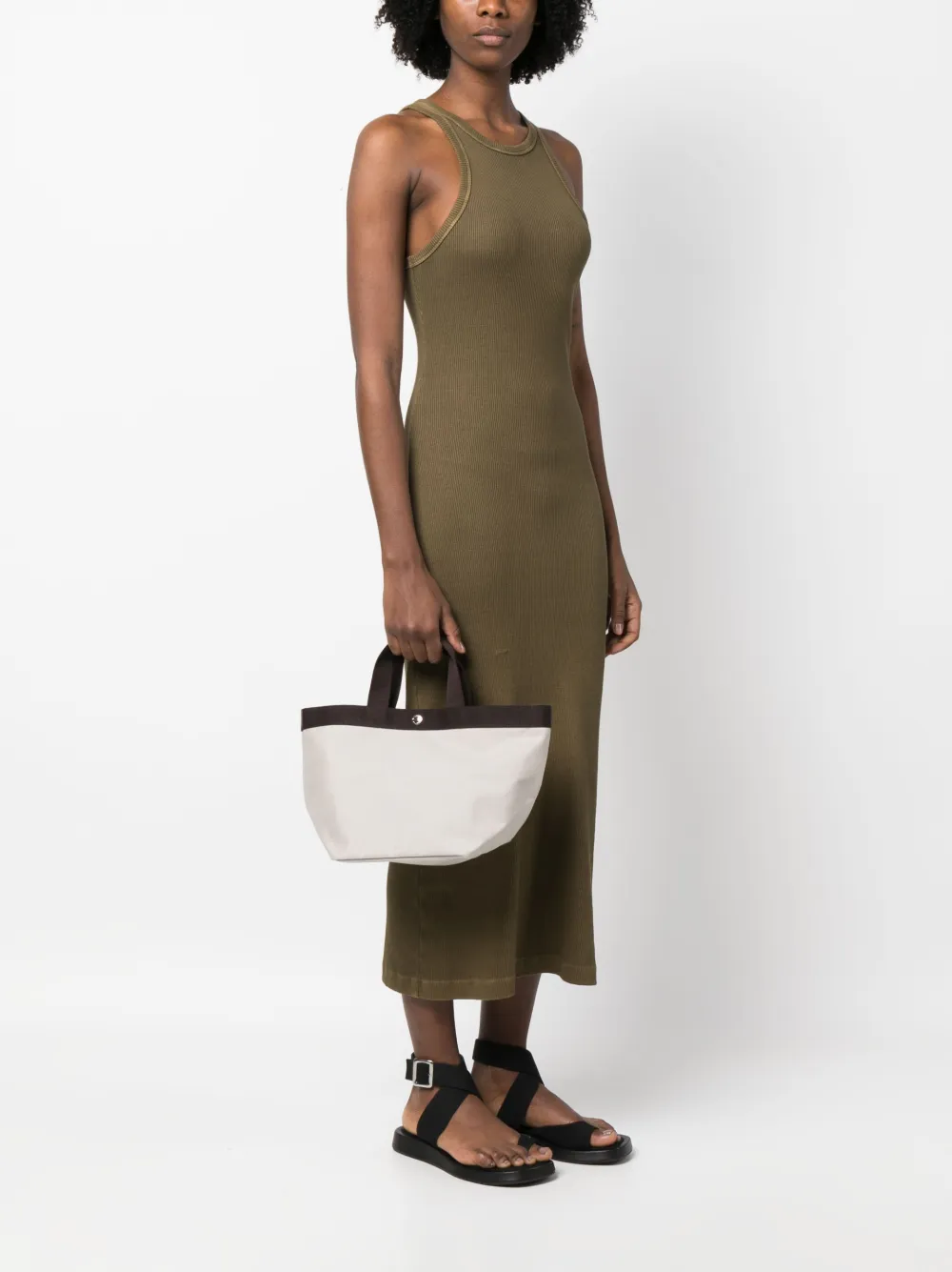 Hervé Chapelier Mittelgroßer Shopper aus Canvas | Image 2