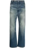 Junya Watanabe MAN Pop-Art patch straight jeans - Blue