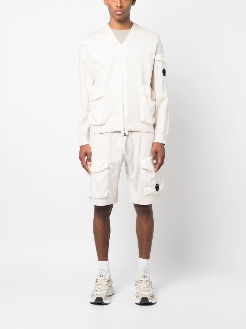 C.P. Company Sweater met rits - Beige