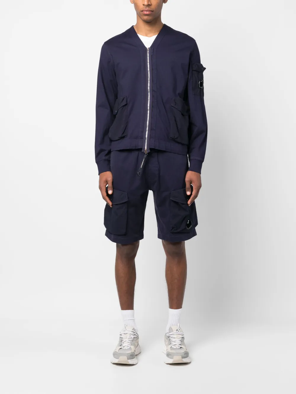 C.P. Company Jack met rits - Blauw