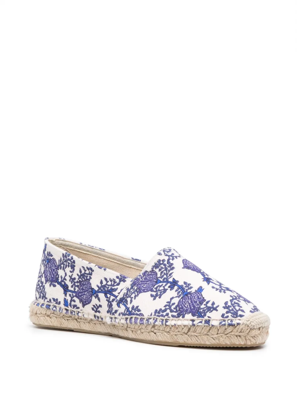 Shop Isabel Marant Floral-printed Espadrilles In Blue