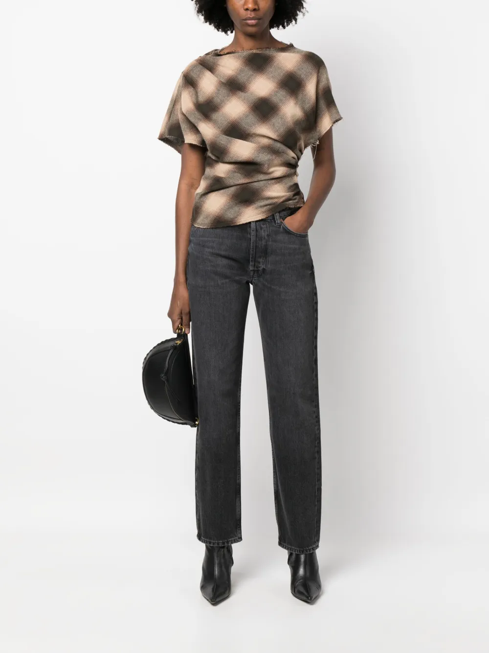 SAMSOE SAMSOE Straight jeans - Zwart
