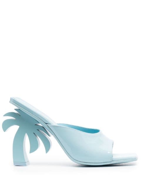 Palm Angels Palm Beach leather mules