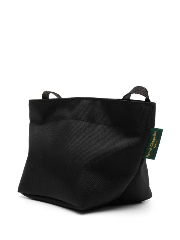 Hervé Chapelier Mini trapeze-shape Tote Bag | Black | FARFETCH
