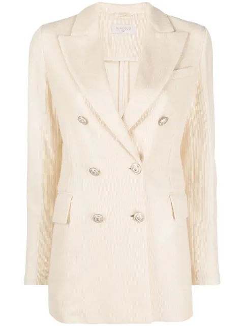Circolo 1901 blazer texturizado con doble botonadura