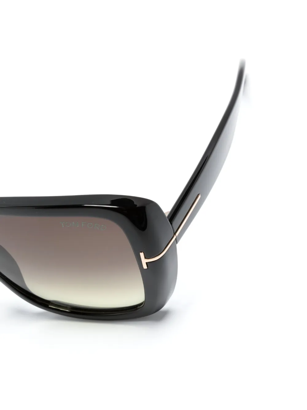  Tom Ford Eyewear Square-frame Gradient Sunglasses - Black 