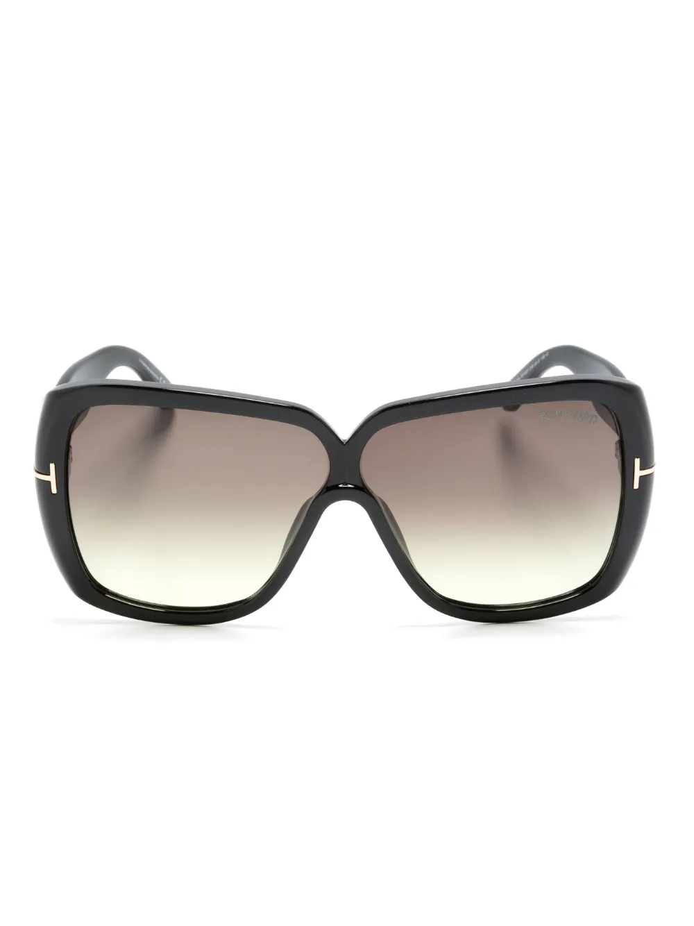 Tom Ford Square-frame Gradient Sunglasses In Black