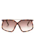 TOM FORD Eyewear Meryl oversized sunglasses - Brown