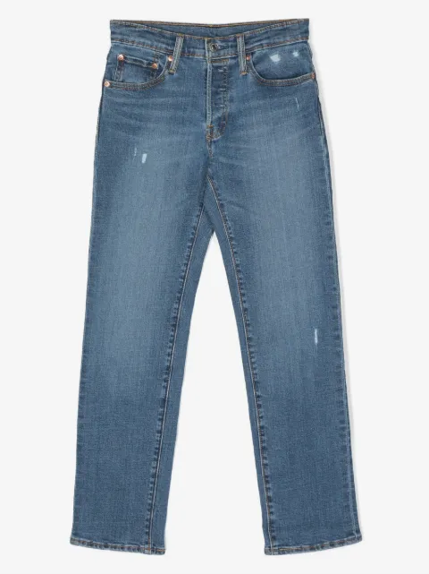 Levi's Kids ripped-detail jeans 