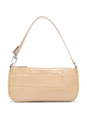 BY FAR Rachel crocodile embossed Shoulder Bag Farfetch