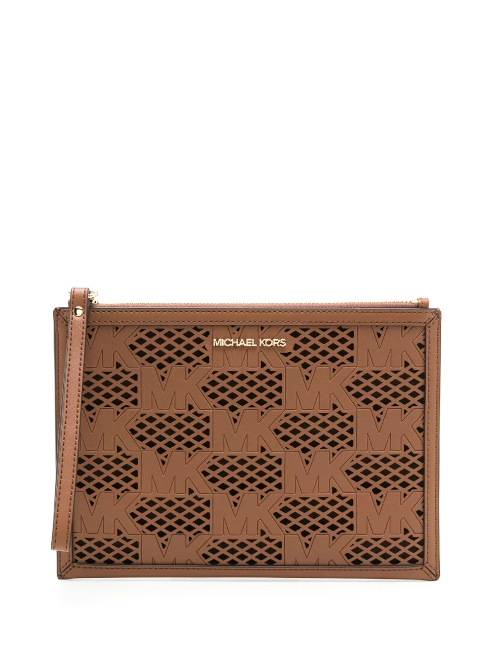 Michael kors zip clutch deals