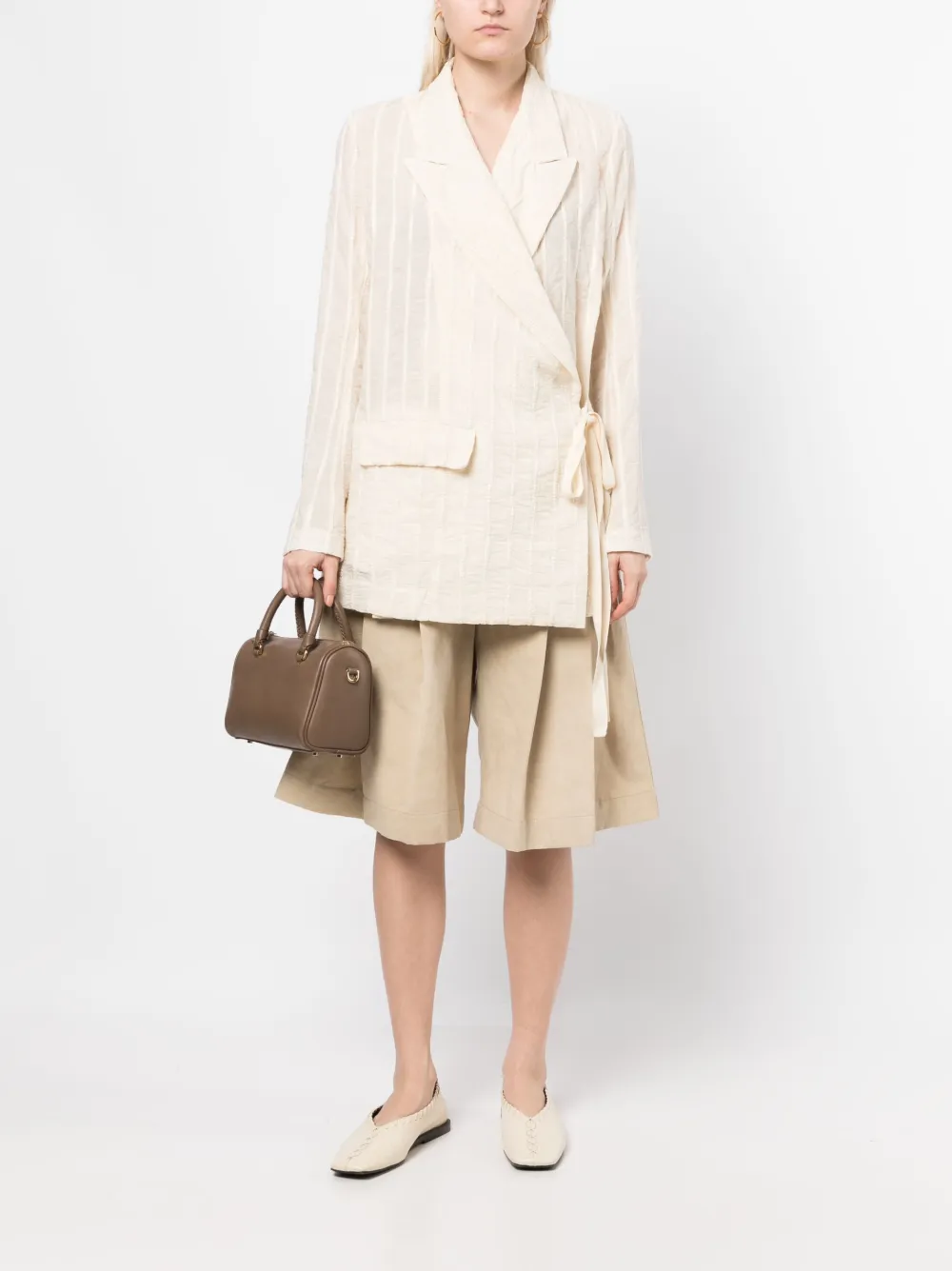 Uma Wang Wikkel blazer - Beige