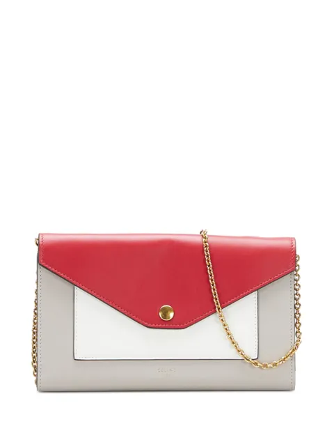 Céline Pre-Owned Tricolour Envelope Wallet On Chain
