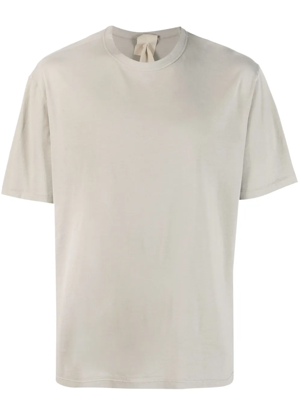 Ten C Logo-patch Cotton T-shirt In Neutrals
