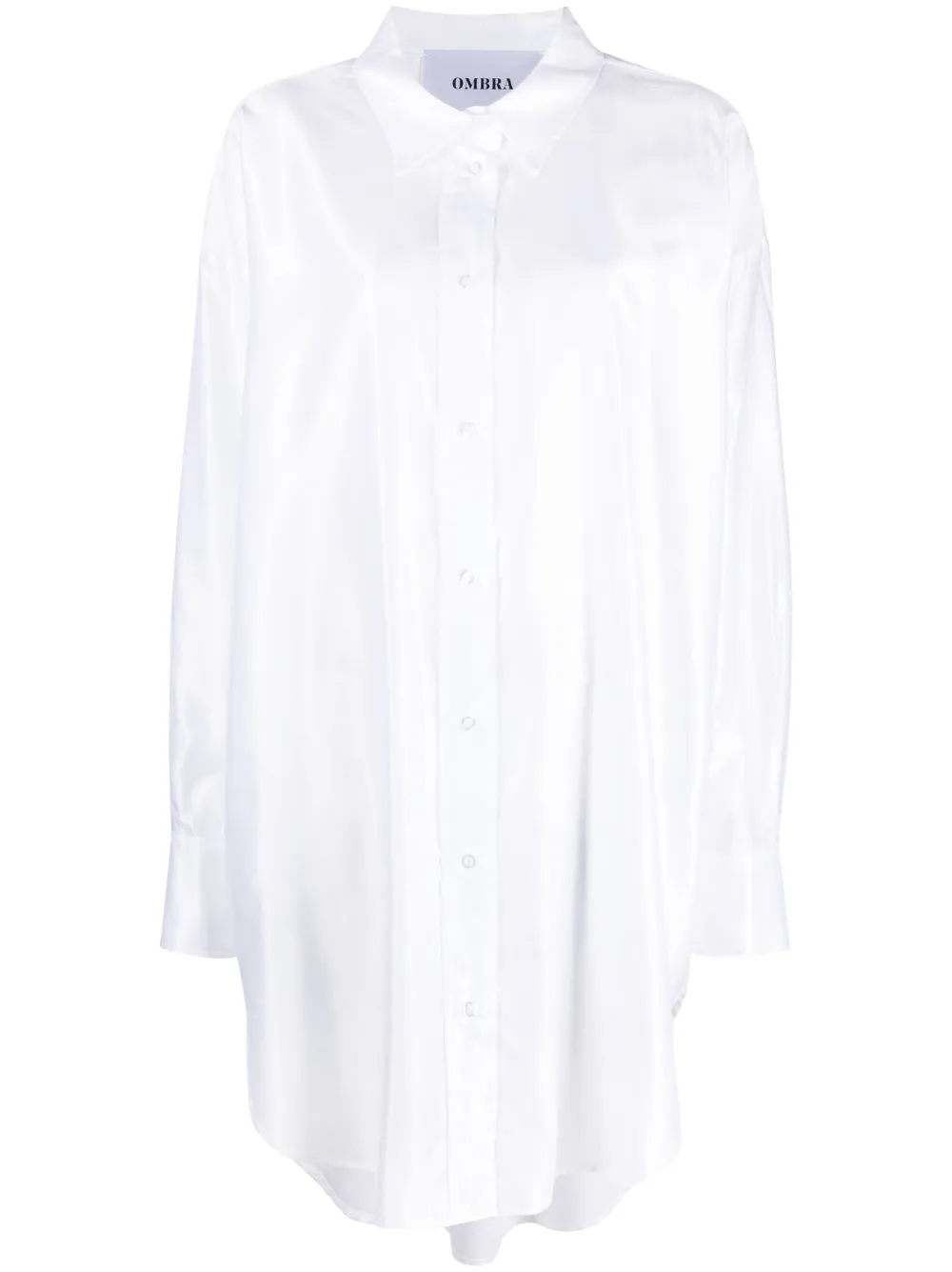 OMBRA MILANO oversized long-sleeve shirt | White | Image 1